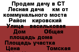 Продам дачу в СТ Лесная дача (1 км от коммунального моста) › Район ­ кировский  › Улица ­ васильковая › Дом ­ 217 › Общая площадь дома ­ 30 › Площадь участка ­ 600 › Цена ­ 900 000 - Томская обл. Недвижимость » Дома, коттеджи, дачи продажа   